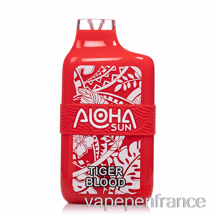 Aloha Sun 7000 Stylo Jetable De Vape De Sang De Tigre